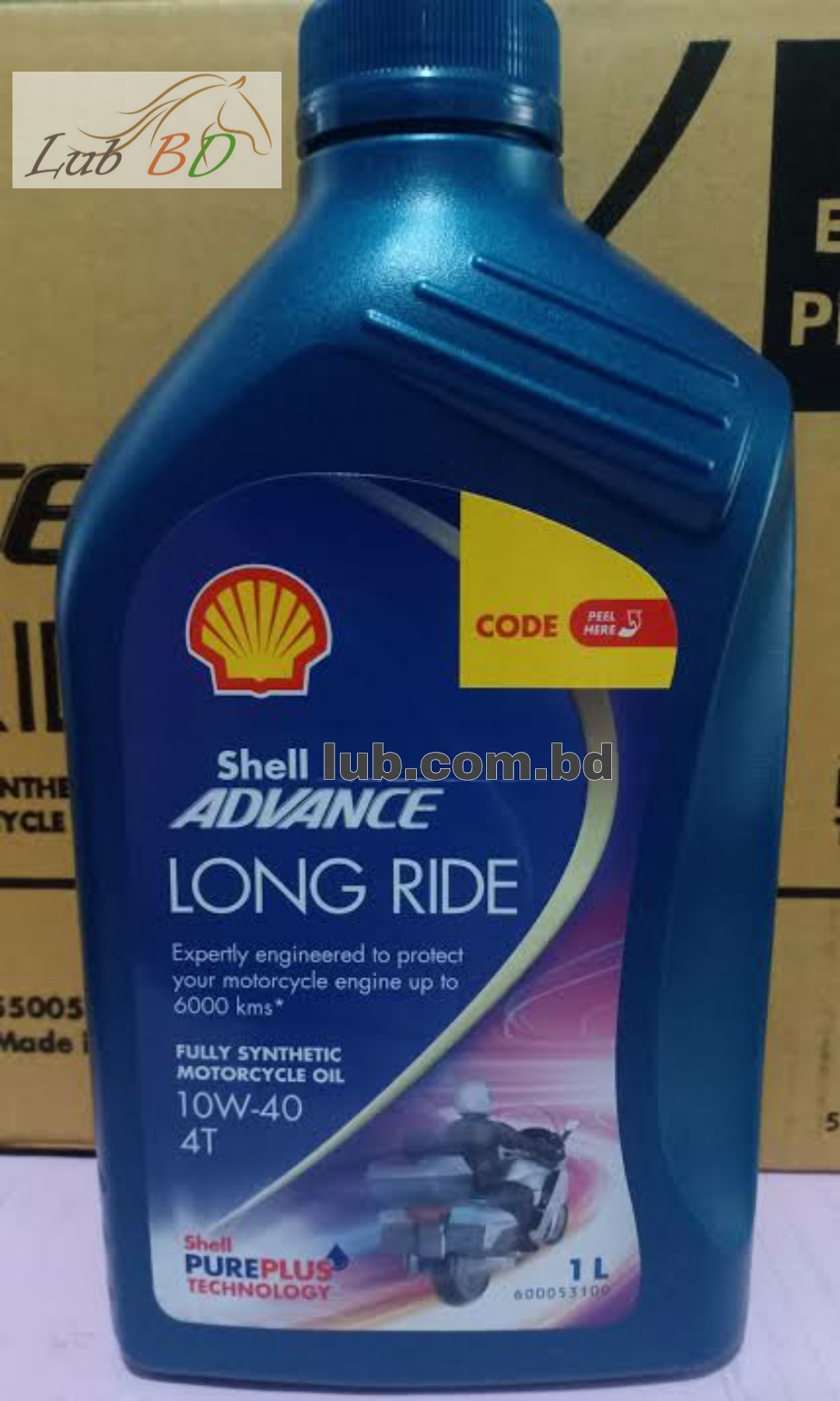 Shell Advance Long Ride 10W40 Synthetic Lub BD