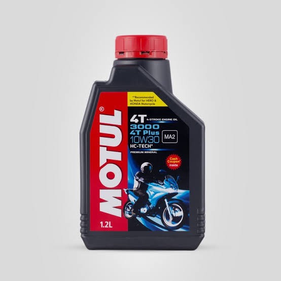 Motul 4T 3000 Plus 10W40 Mineral Engine Oil, 1L - Lub BD