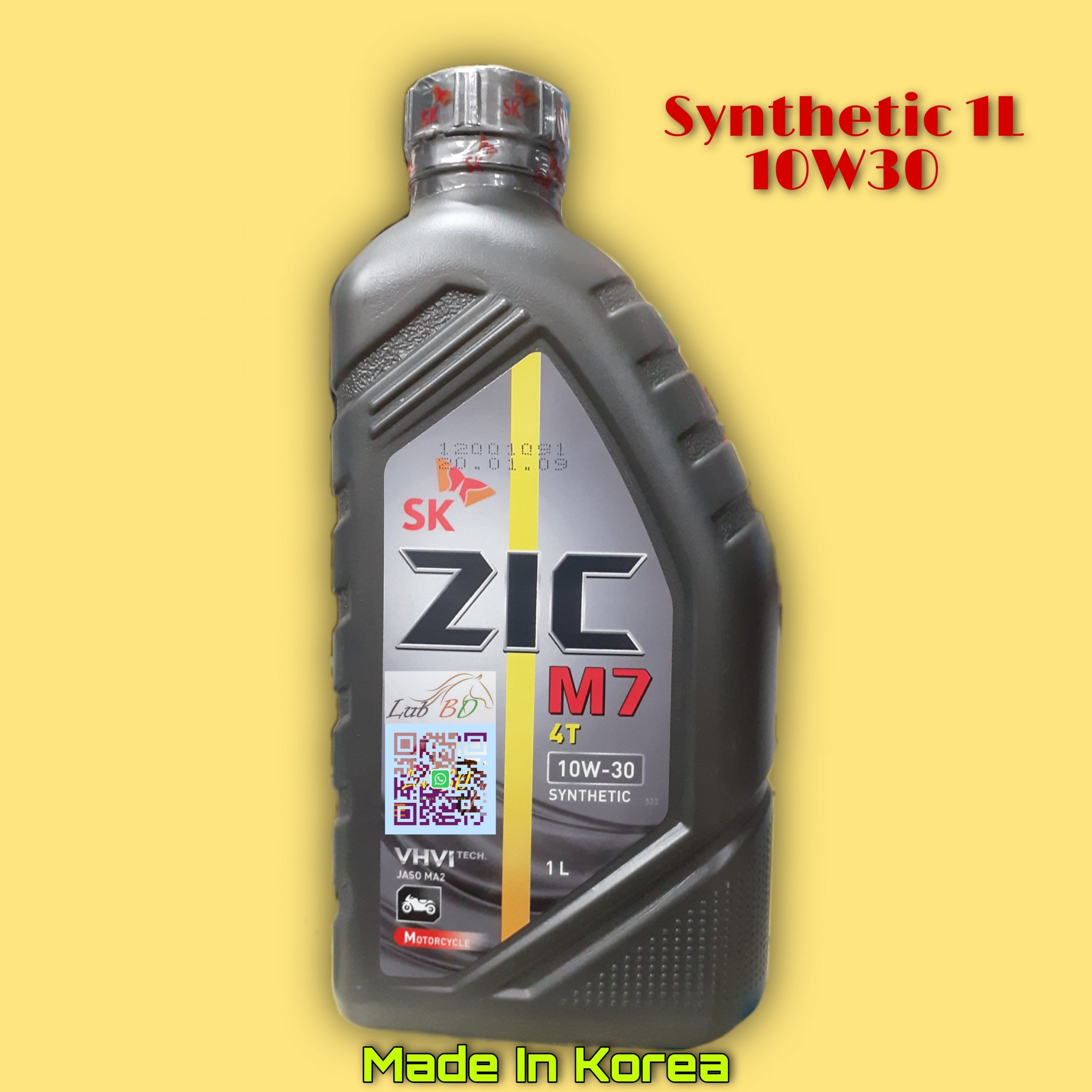 ZIC M7 10W30 (1 Liter) SYNTHETIC ENGINE OIL Lub BD