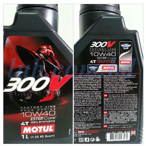 Motul 300V 4T Factory Line 10w-40 Double Ester Synthetic Racing